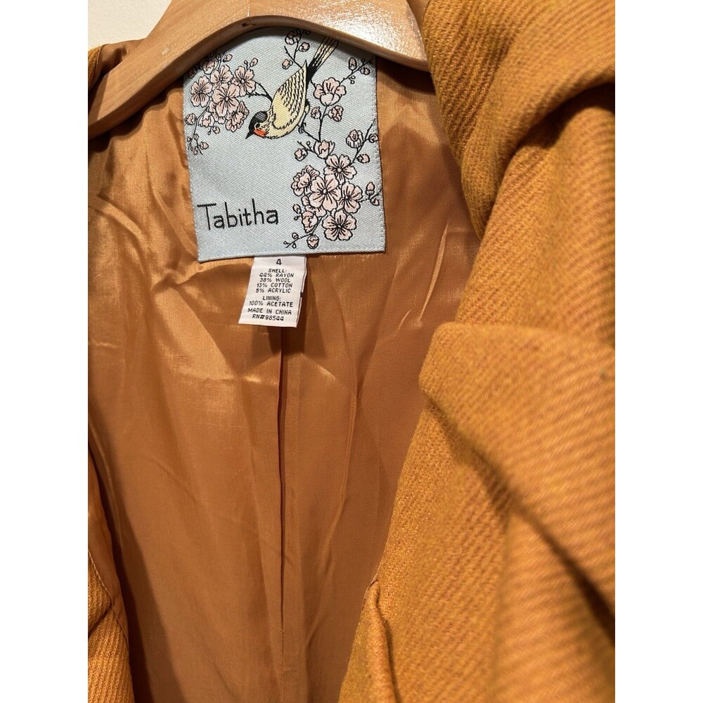 Anthropologie Mustard Ruffle Jacket - Picture 7 of 7